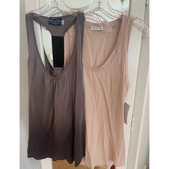 Silk tops Equipment (NWT) & SCOOP NYC , Bundle, Size Small - Picture 2 of 5